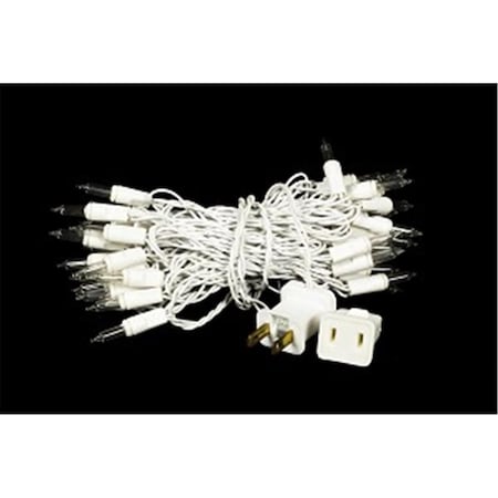 Queens Of Christmas 35 C6 LED Lights, White Wire - Orange S-35C6OR-4W